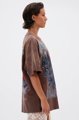 POST HUMAN OVERSIZED GRAPHIC TEE